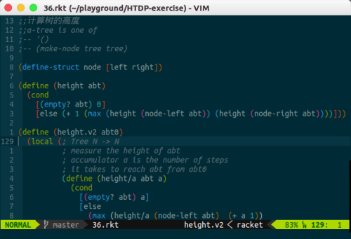 vim italic